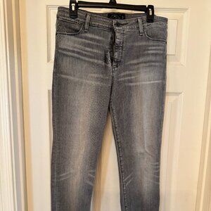Lucky Jeans Hayden Skinny Mid Rise Jeans Gray Size 10 Waist 30